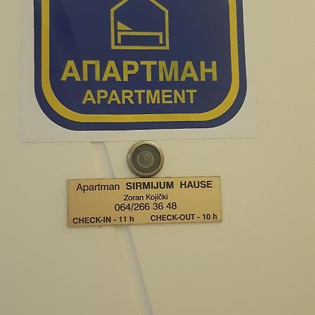 Ferienwohnung Sirmijum Hause Sremska Mitrovica Exterior foto